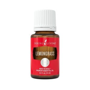 Young Living Lemongrass Oil in Red and White